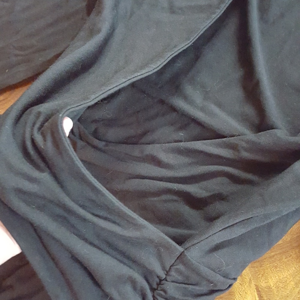 Lilla P Black faux wrap dress-never worn - Picture 5 of 8